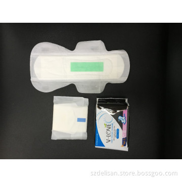 Disposable Cotton Sanitary Napkins 290mm for Night Use